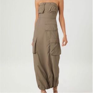 Cherry Mellow Utility Parachute Dress